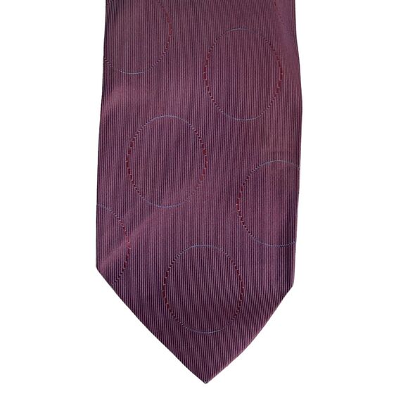 Gucci Men's Lavender & Pink Woven Texture Silk Tie Made in Italy EUC - Picture 1 of 10